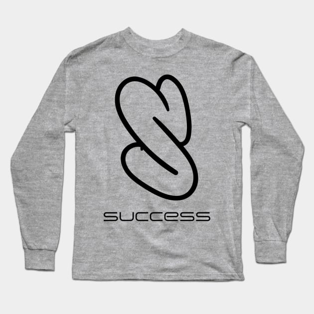 SUCCESS Long Sleeve T-Shirt by O.M design
